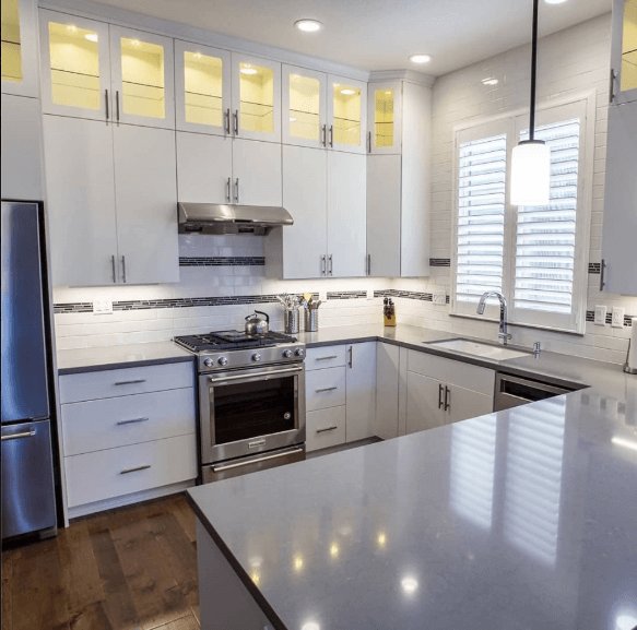 Kitchen after modern remodel