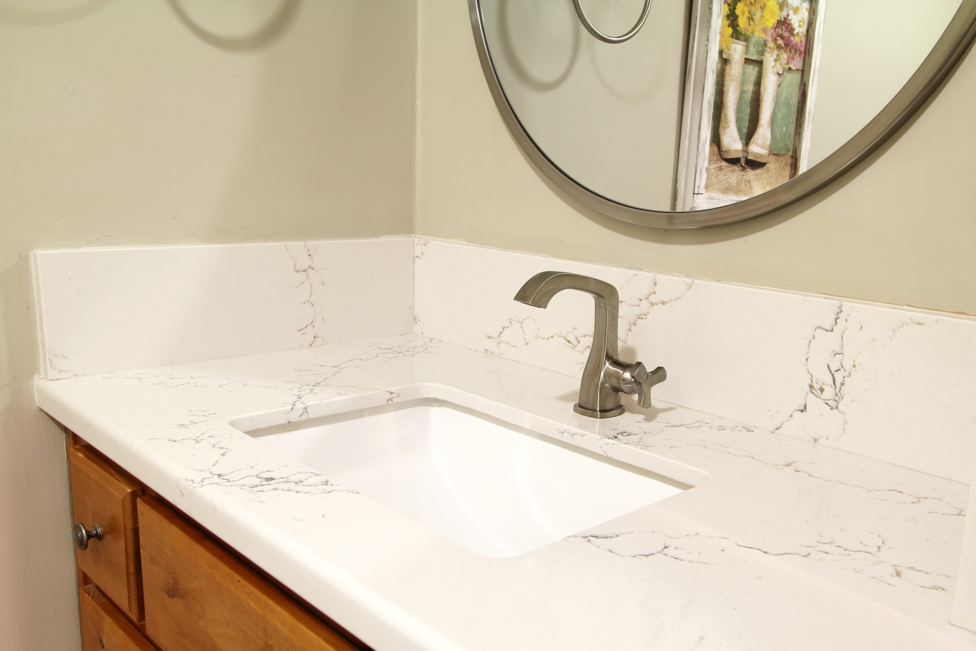 Auburn guest bath countertop replacement