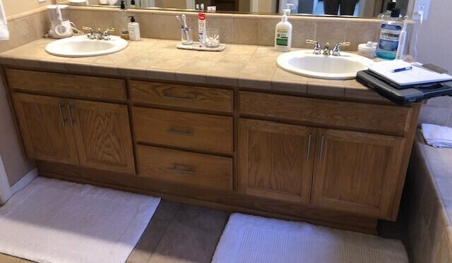 Rocklin, Ca. Master Bath Remodel Before