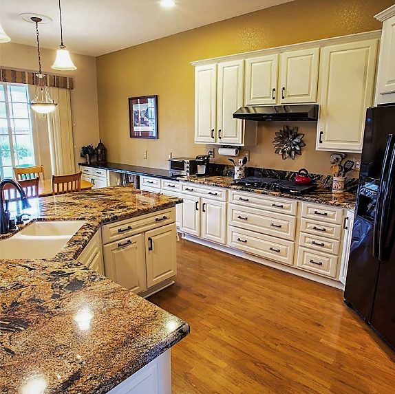 After -Kitchen remodel - refaced antique white cabinets09.19.44