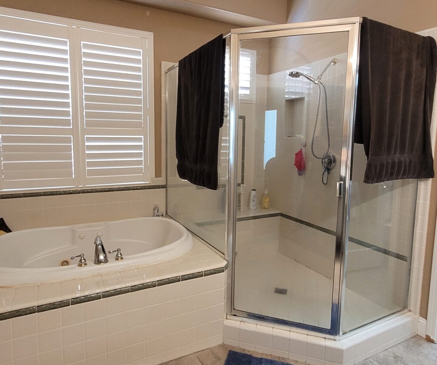 Roseville Ca. primary bathroom remodel before