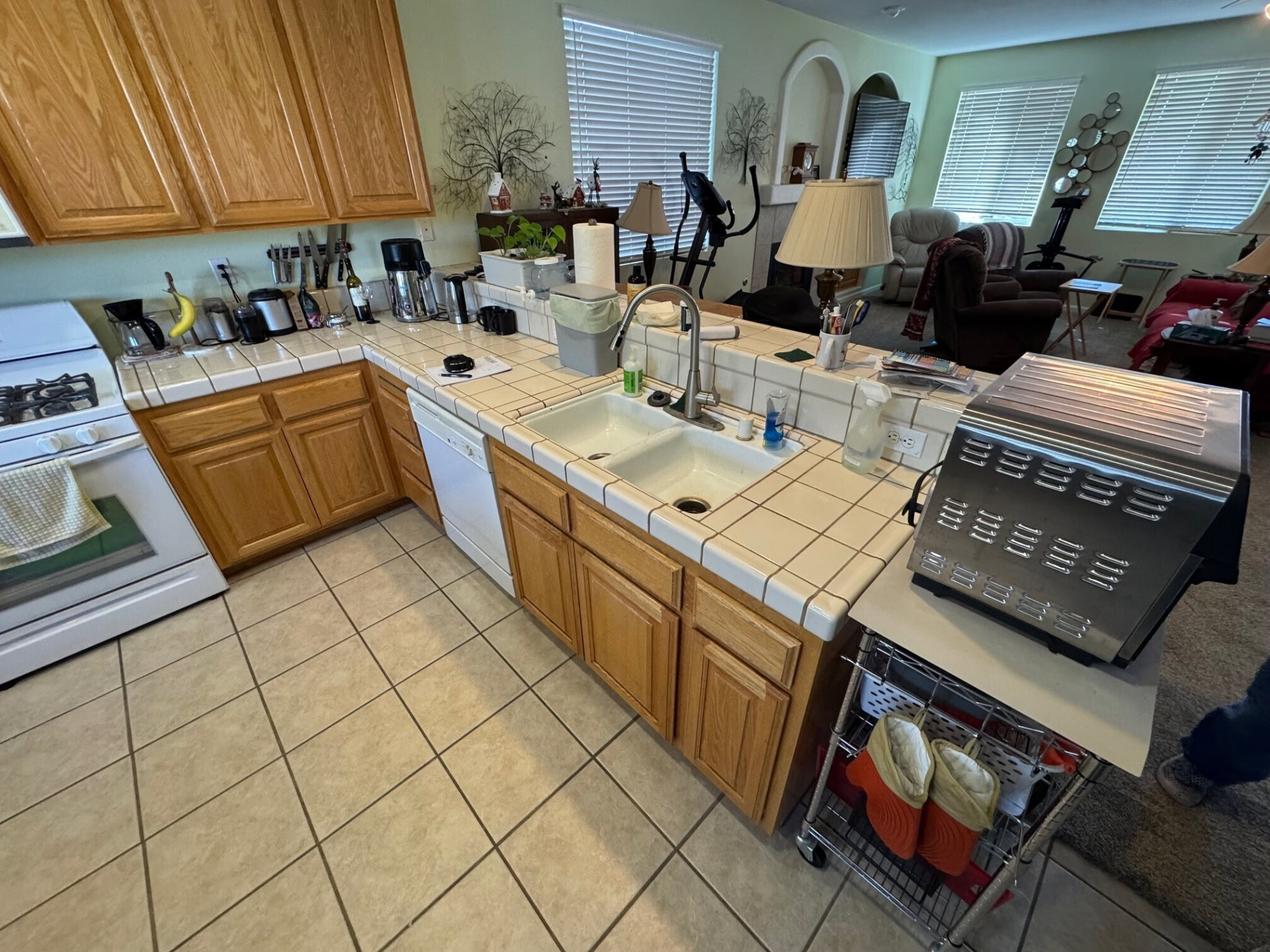 Natomas, CA. Countertop Replacement Before