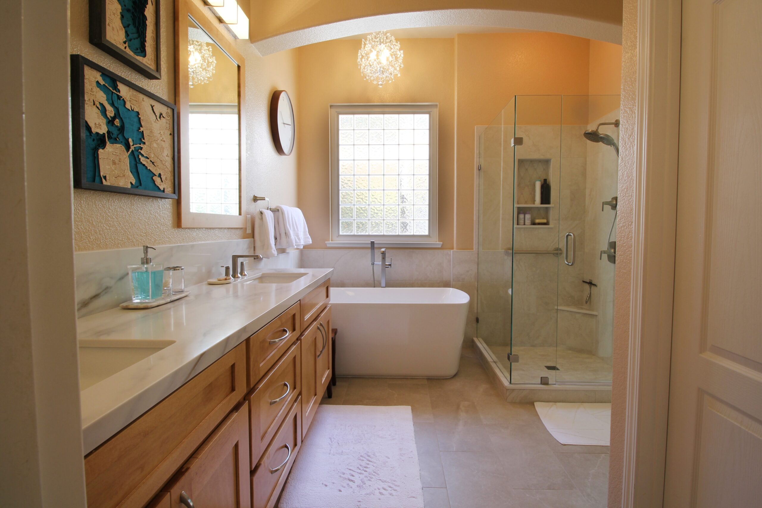 Rocklin, Ca. Master Bath Remodel After