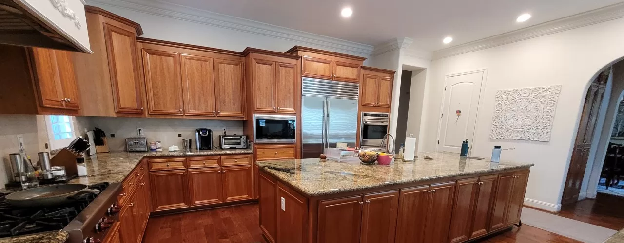 Timeless and Modern Cabinet Refacing Before