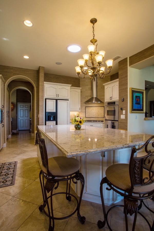 kitchen island chair angle view